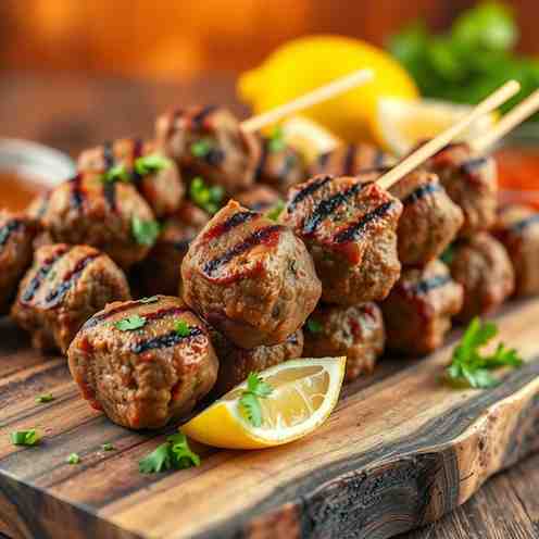 Easy Grilled Meat Kofta Recipe - Perfect Skewers Every Time